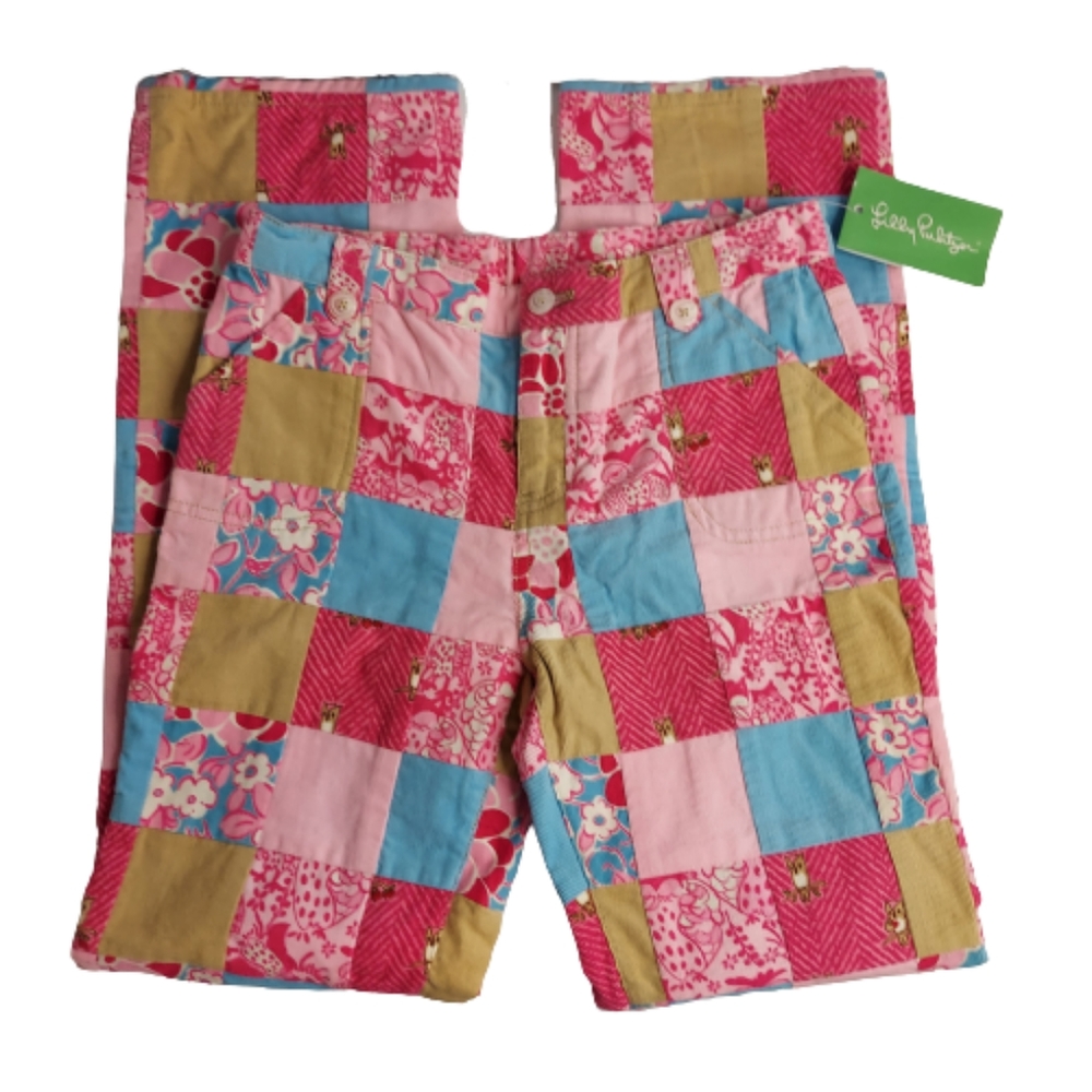 Lilly Pulitzer Girls Hartwell Patchwork Sewn Pants